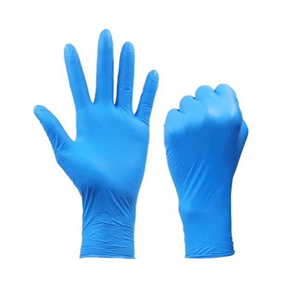 Lightly Powdered Latex Gloves – Blue