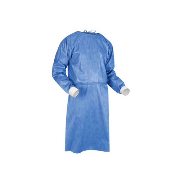 SMMS Isolation Gown 45gsm – Blue - Image 1