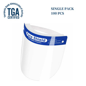 Protective Face Shield Visor Safety/Isolation Mask/Anti-fog <br> 100 Units
